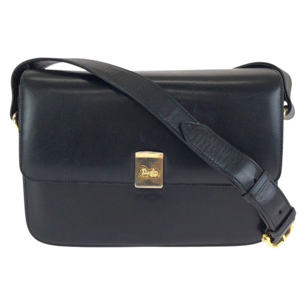 CELINE HORSECARRIAGE LEATHER SHOULDER BAG